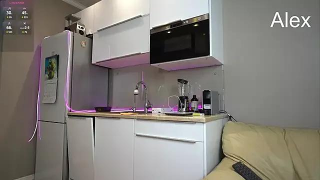 Cling to live show with Alex_xxx from StripChat 