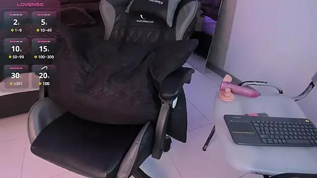Cling to live show with Bellalesh from StripChat 