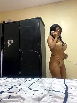 Cling to live show with canela_10 from StripChat 