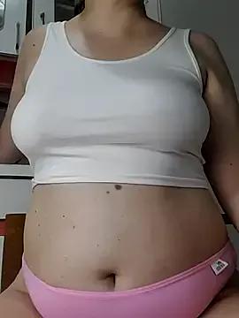 Cling to live show with ChubbyMaia from StripChat 