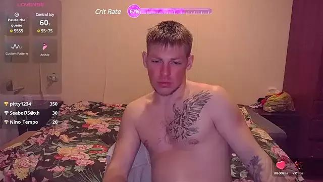 Cling to live show with HairyBunny from StripChat 