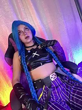 Cling to live show with jinixxxx from StripChat 