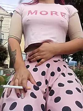 Cling to live show with Misscata1106 from StripChat 