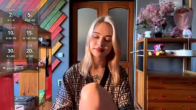Cling to live show with PetulaGunton from StripChat 