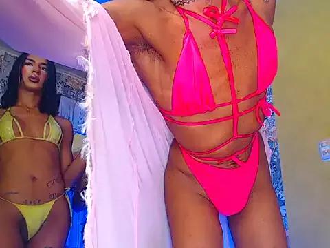 Cling to live show with thedirtydollsxxx from StripChat 