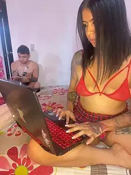 Cling to live show with TRIOGOALS3 from StripChat 